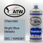 Preview: Chevrolet, Bright Blue Metallic, 26C / WA9381: 400ml Sprühdose, von ATW Autoteile West.